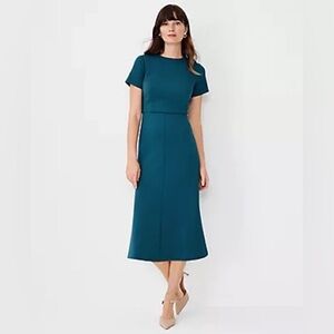 NWT - Ann Taylor - Flare Dress in Double Knit - Sz 10